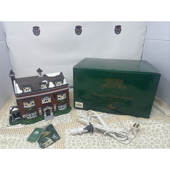 Department 56 Other - Carolers  - Gad's Hill Place - Locomotive - Hather‎